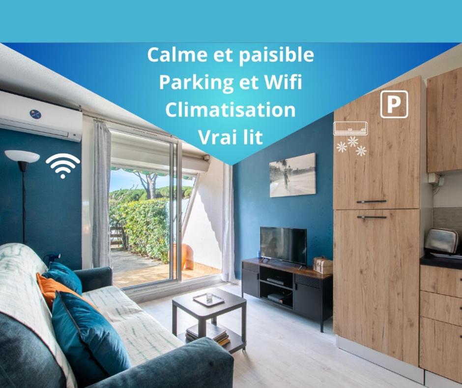 Le Bleu Horizon * Terrasse * Clim * Parking * Wifi * Calme * Cosy Apartment *